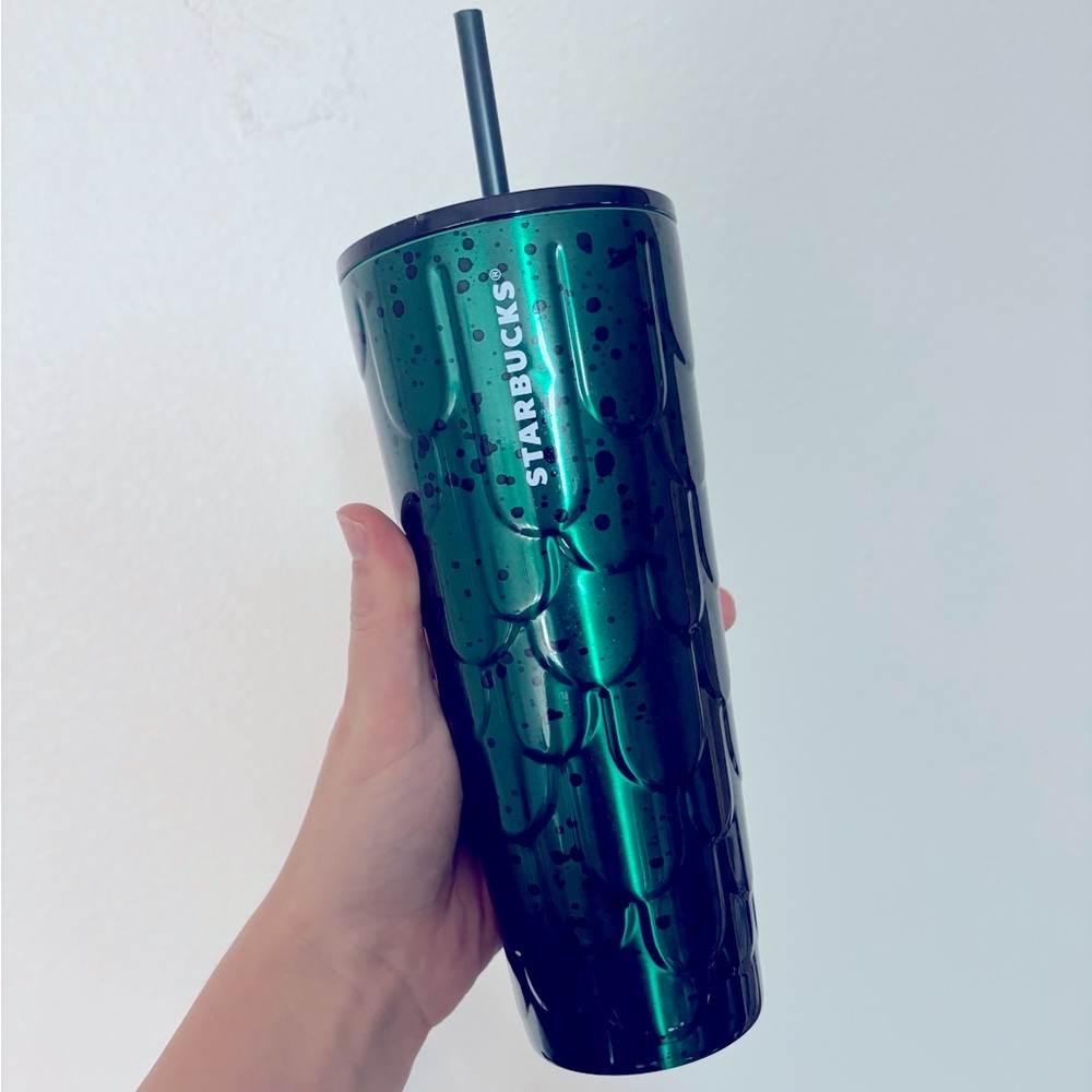 NWT Starbucks 2024 Anniversary Siren Core Green Scales Spotted SS Tumbler